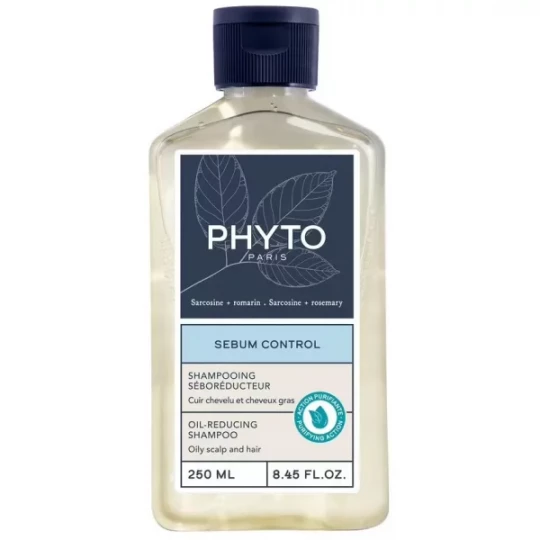 Phyto Shampooing Séboréducteur Sébum Control 250 ml