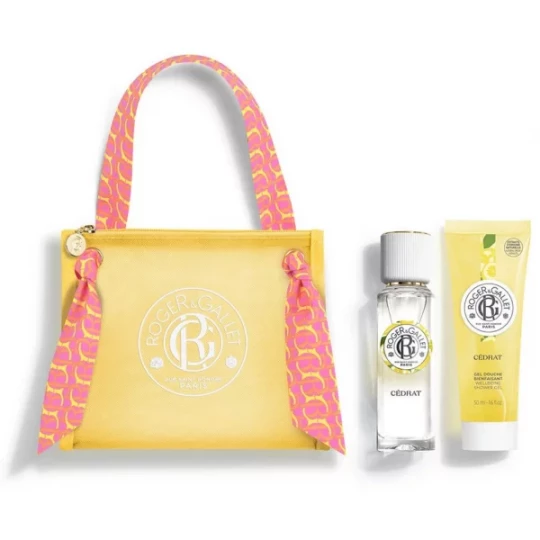 Roger&Gallet Trousse Eau Parfumée Bienfaisante Cédrat 30 ml + Gel Douche 50 ml