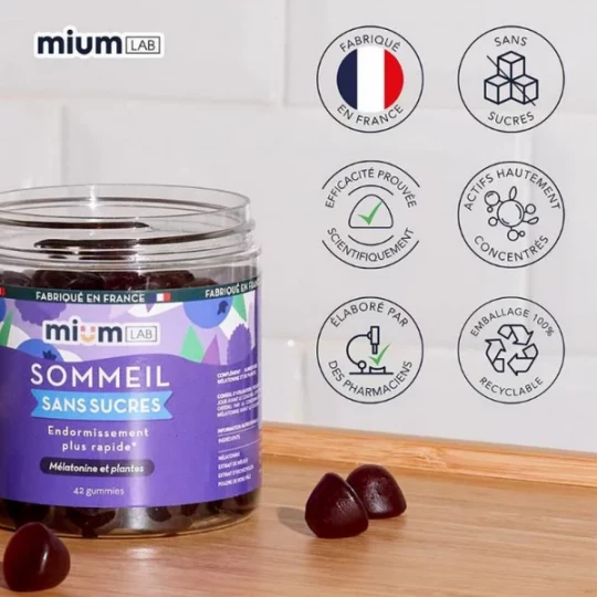 Mium Lab Sommeil Sans Sucres Gommes x 42 - image 3