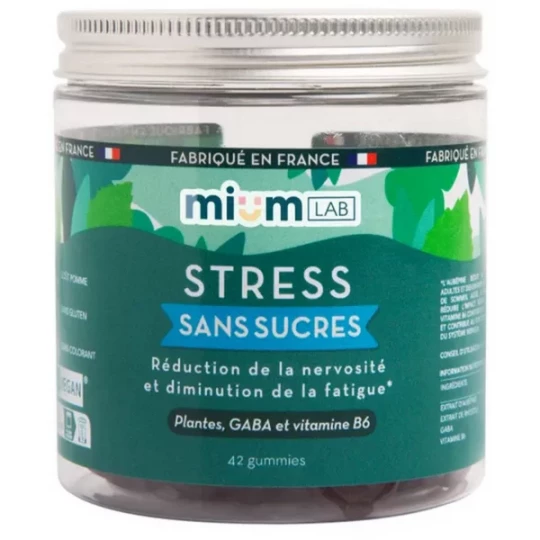 Mium Lab Stress Sans Sucres Gommes x 42