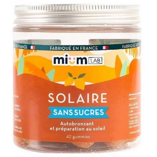 Mium Lab Solaire Sans Sucres Gommes x 42
