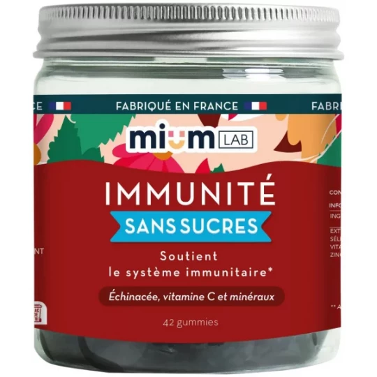 Mium Lab Immunité Sans Sucres Gommes x 42