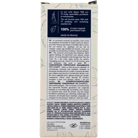 Phyto Polleine Concentré Equilibrant Fortifiant Cuir Chevelu 30 ml - image 2