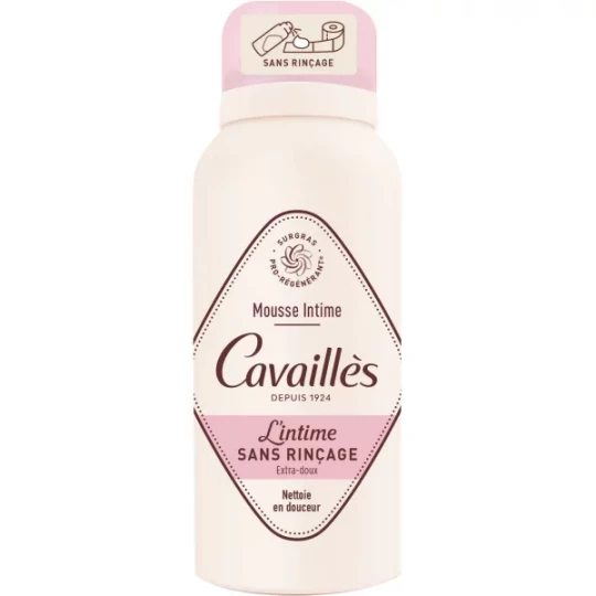 Cavaillès Mousse Intime Sans Rinçage Extra-Doux 100 ml