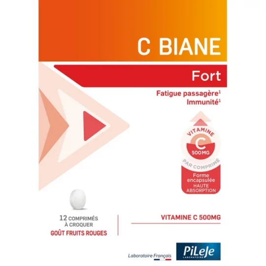 PiLeJe C Biane Fort Comprimés à Croquer x 12