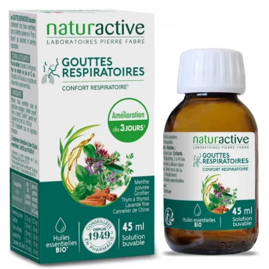 Naturactive Gouttes Respiratoires 45 ml