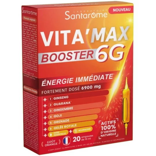Santarome Vita'Max Booster 6G Ampoules x 20