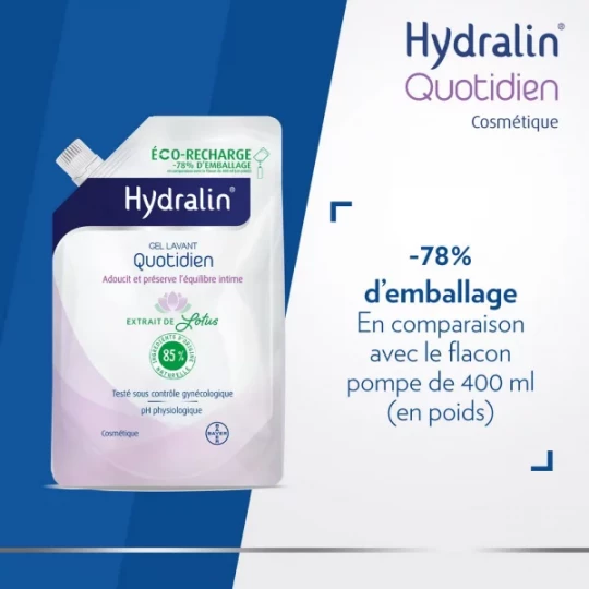 Hydralin Quotidien Éco-Recharge 400 ml - image 4