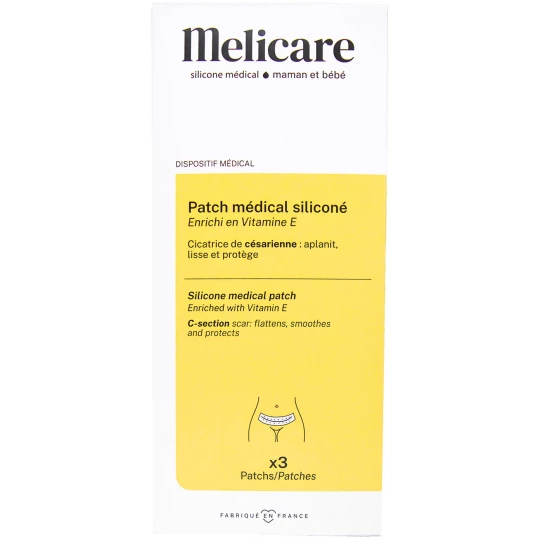 Melicare Patch Médical en Silicone pour Césarienne x 3
