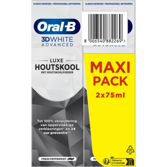 Oral-B 3D White Advanced Luxe Charbon Dentifrice - image 3
