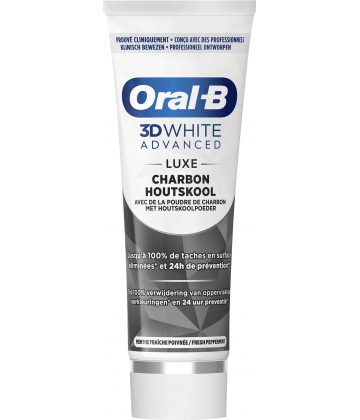 Oral-B 3D White Advanced Luxe Charbon Dentifrice