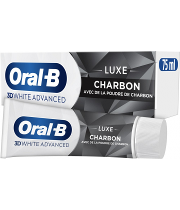 Oral-B 3D White Advanced Luxe Charbon Dentifrice