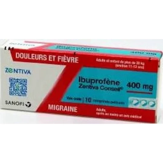 Zentiva Conseil Ibuprofène 400 mg - image 2