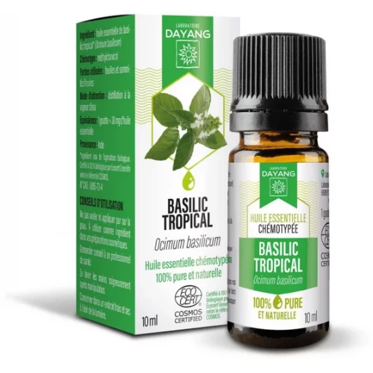 Dayang Huile Essentielle Basilic Tropical Bio 10 ml