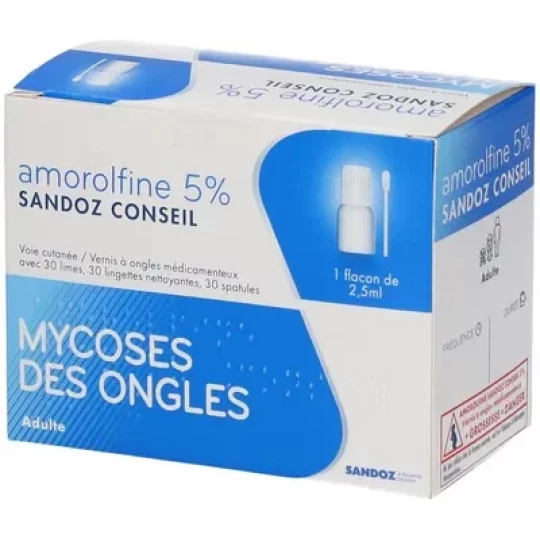 Sandoz Conseil Amorolfine 5% 2,5 ml - image 2
