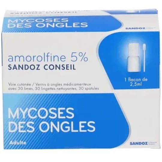 Sandoz Conseil Amorolfine 5% 2,5 ml - image 4