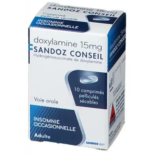 Sandoz Conseil Doxylamine 15 mg x 10 - image 3