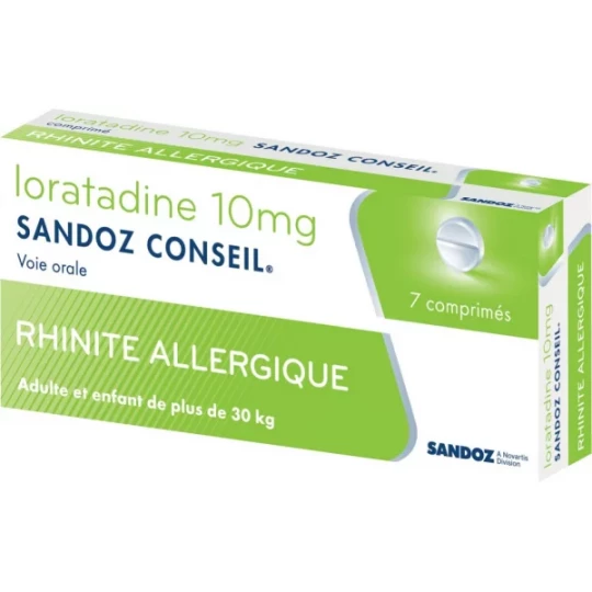 Sandoz Conseil Loratadine 10 mg x 7