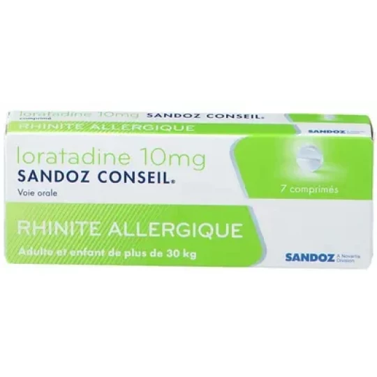 Sandoz Conseil Loratadine 10 mg x 7