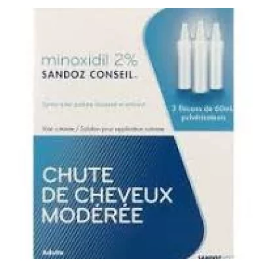 Sandoz Conseil Minoxidil 5% 3 x 60ml