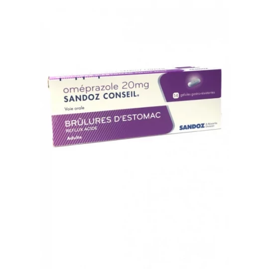 Sandoz Conseil Oméprazole 20mg - image 2