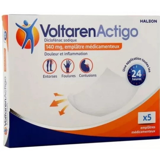 VoltarenActigo 140 mg Emplâtre Médicamenteux - image 7
