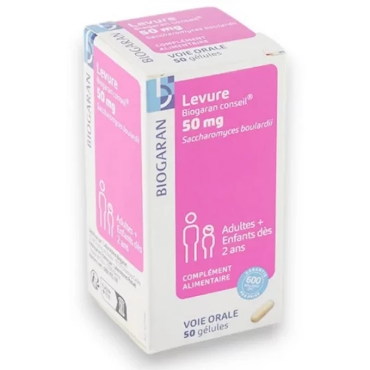 Biogaran Levure 50 mg Gélules x 40
