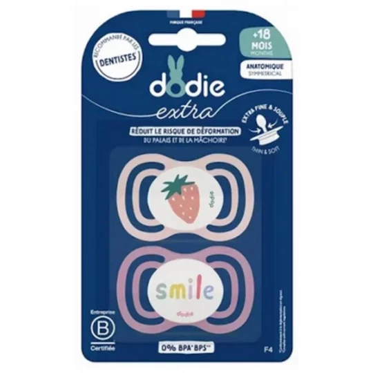 Dodie Sucettes Anatomiques Extra Fines +18 Mois x 2 - image 2