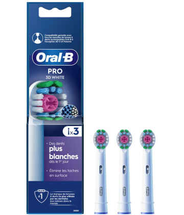 Oral'B Lot de Brossettes 3D White Clean Maximiser x 3