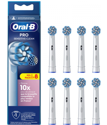 Oral'B Pro Brossettes Sensitive Clean x 8
