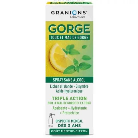 Granions Spray Toux et Maux de Gorge 20 ml