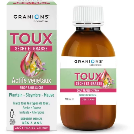 Granions Sirop Toux Sèche et Grasse 120 ml - image 2
