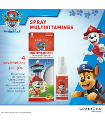 Granions Kid Spray Multivitamines Pat Patrouille 20 ml