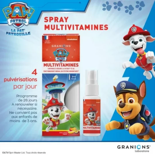 Granions Kid Spray Multivitamines Pat Patrouille 20 ml - image 3