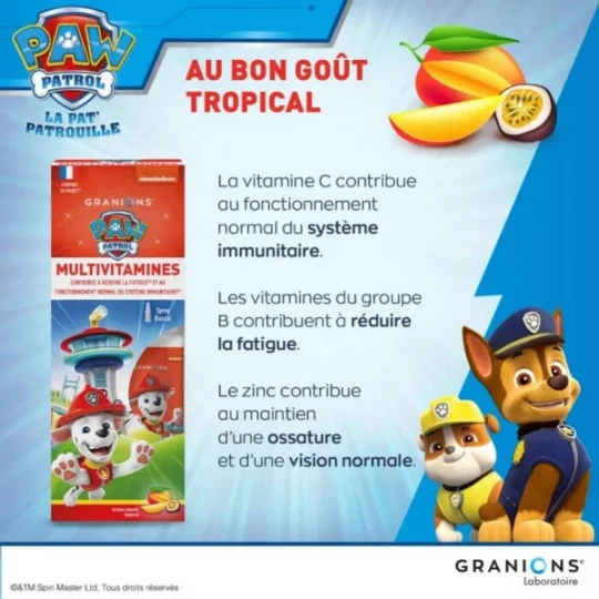Granions Kid Spray Multivitamines Pat Patrouille 20 ml - image 4
