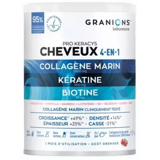 Granions Pro Keracys Cheveux 4-en-1 Poudre 300 g