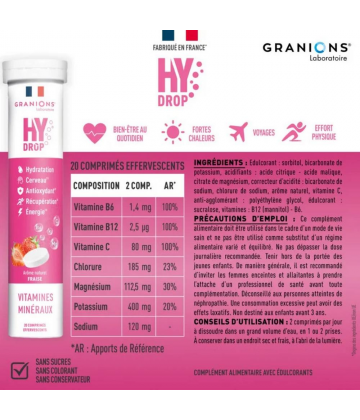 Granions Hydrop Pastilles Hydratation x 20
