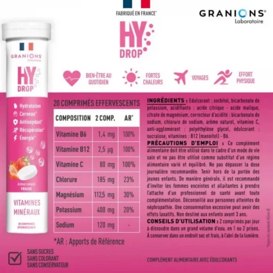 Granions Hydrop Pastilles Hydratation x 20 - image 9