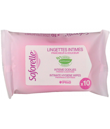 Saforelle Lingettes Intimes x 10