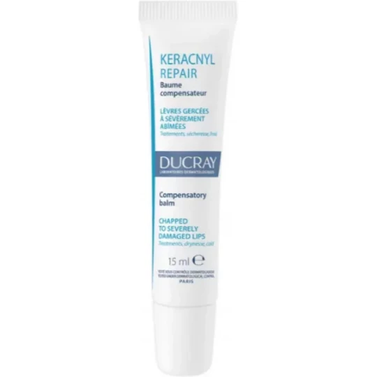 Ducray Keracnyl Repair Baume à Lèvres 15 ml