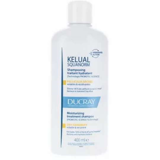 Ducray Kelual Squanorm Shampooing Traitant Hydratant Pellicules Sèches - image 2
