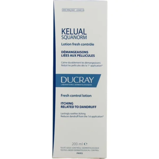 Ducray Squanorm Lotion Fresh Contrôle Pellicules 200 ml
