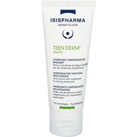 Isispharma Teen Derm Hydra Hydratant Compensateur Apaisant 100 ml