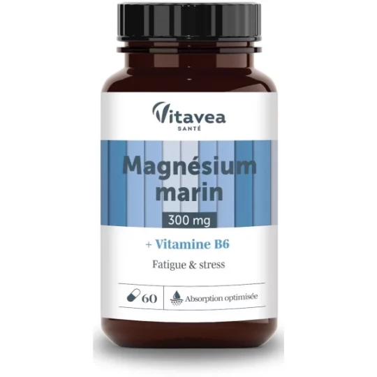 Vitavea Les Essentiels Magnésium Marin + Vitamine B6 Gélules x 60
