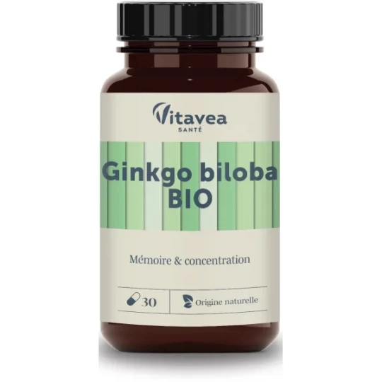 Vitavea Les Essentiels Bio Ginkgo Biloba Gélules x 30