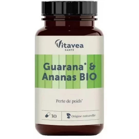 Nutrisanté Les Essentiels Bio Guarana & Ananas Gélules x 30