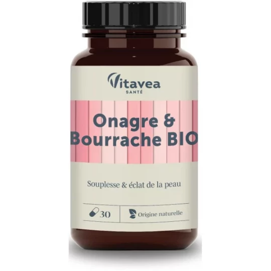 Vitavea Les Essentiels Bio Onagre Bourrache x 30