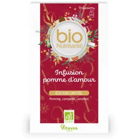 Nutrisanté Infusions Pomme d'Amour Edition Limitée Bio Sachets x 20