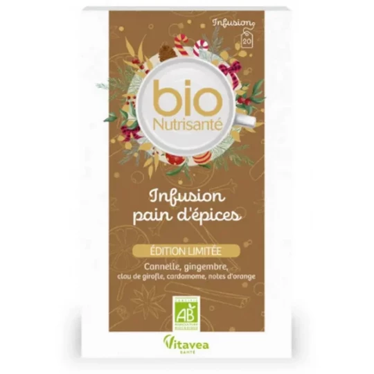 Nutrisanté Infusion Pain d'Epices Edition Limitée Bio Sachets x 20