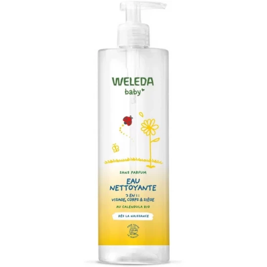 Weleda Bébé Eau Nettoyante Sans  Parfum 400 ml
